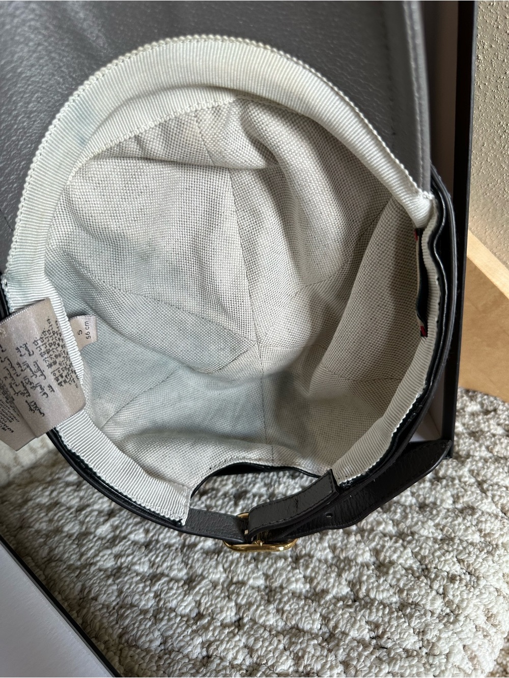 Gucci Diana leather baseball cap - Picture 2 of 8